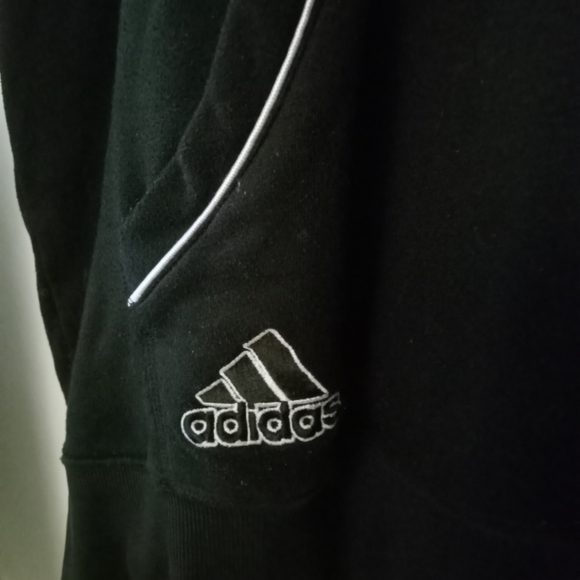 Black and white Brooklyn Nets hoodie by Adidas..size xl - Picture 2 of 5